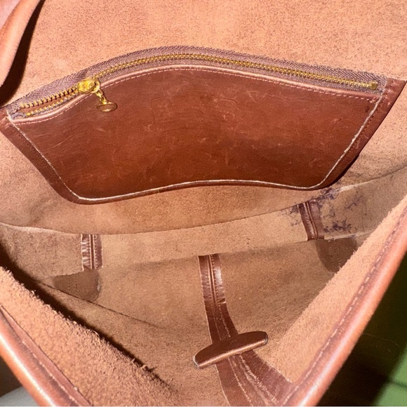 Vintage Coach Mahogany Ergo Flap Large 9029 - Picture 9 of 11